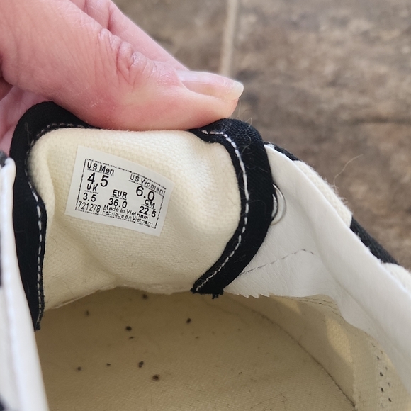 Vans Black and White Checkerboard Shoes - Picture 3 of 3